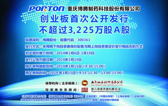 博腾股份：持股3%以上股东两江产业集团拟变更委派的董事人选
